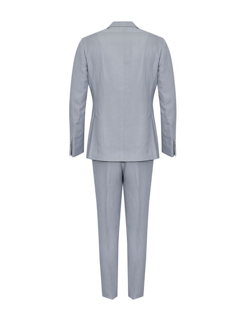 Abito doppiopetto in misto lino e lyocell Denim Eleventy | M75ABUB01 TES0M11608